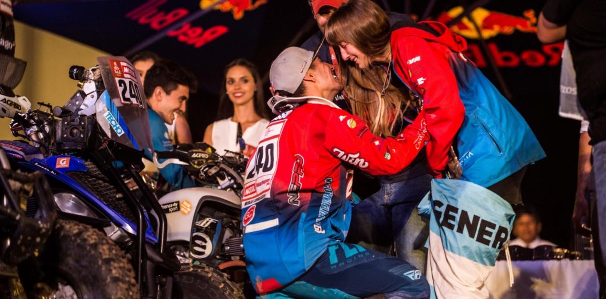 Nicolás Cavigliasso y Valentina Pertegarini comparten la pasión por el Rally Dakar. 