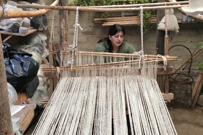 Tejidos que te llegan al corazón: conocé a Jacinta, una artesana histórica de Tafí del Valle