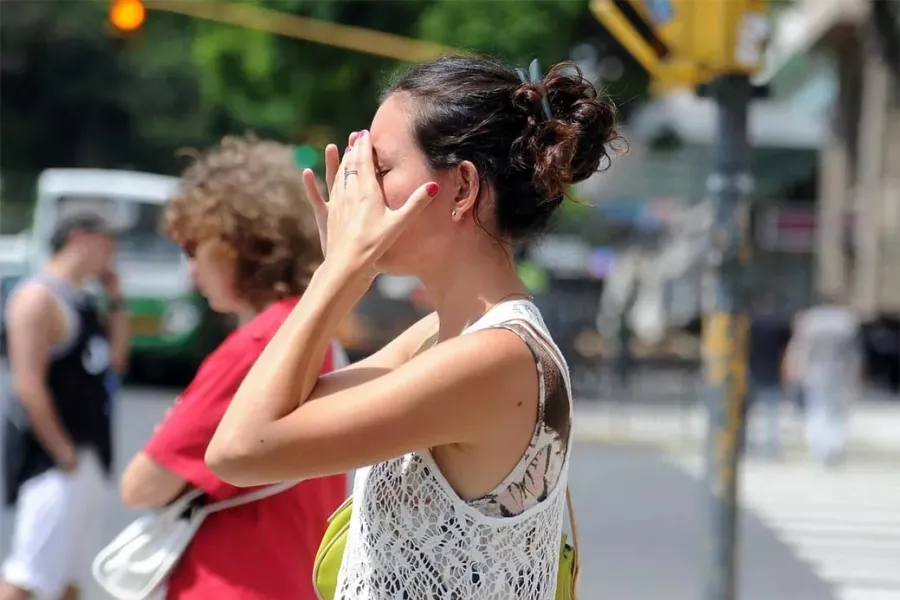 Las temperaturas elevadas podrían perjudicar la salud y producir golpes de calor.