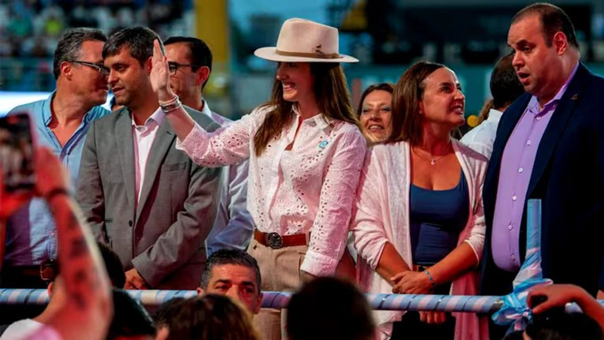 Luego de las críticas, Victoria Villarruel reapareció en el Festival de Jesús María