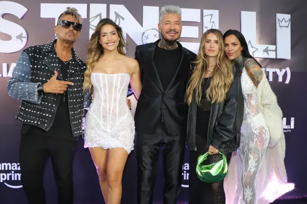 Marcelo Tinelli presentó su serie junto a sus hijas, Milett Figueroa y El Tirri