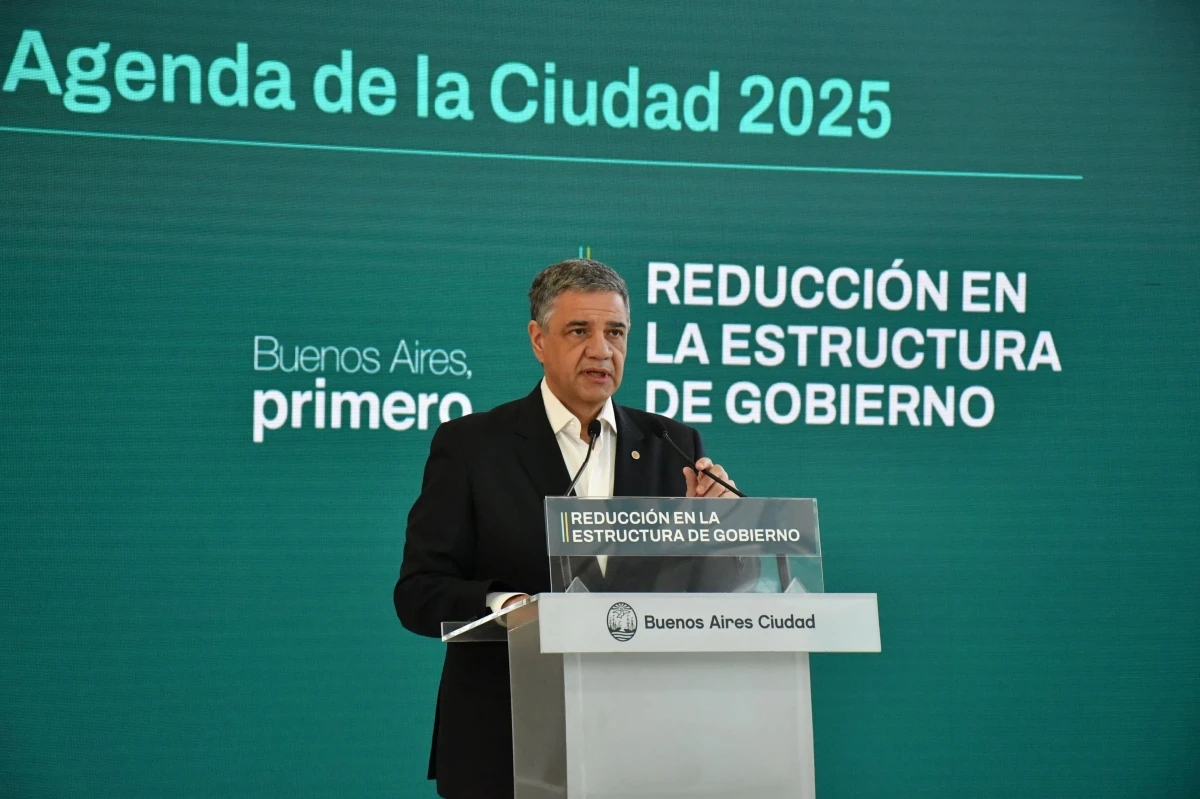 Jorge Macri, jefe de Gobierno porteño. 