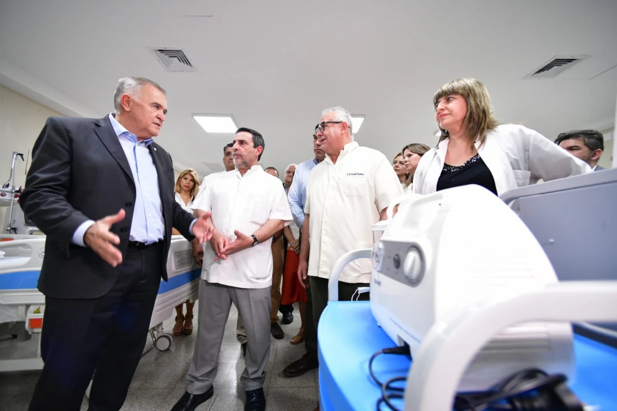 Jaldo dejó inaugurado el nuevo Shockroom del hospital Padilla