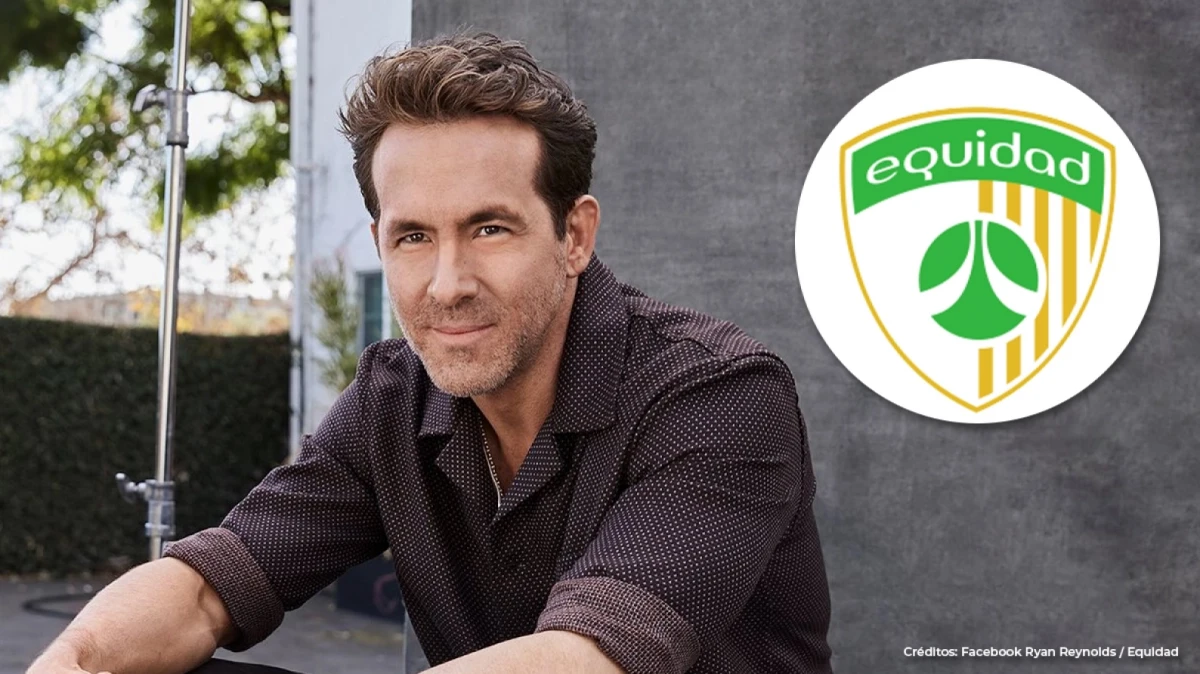 El actor, Ryan Reynols, compro el equipo colombiano. 