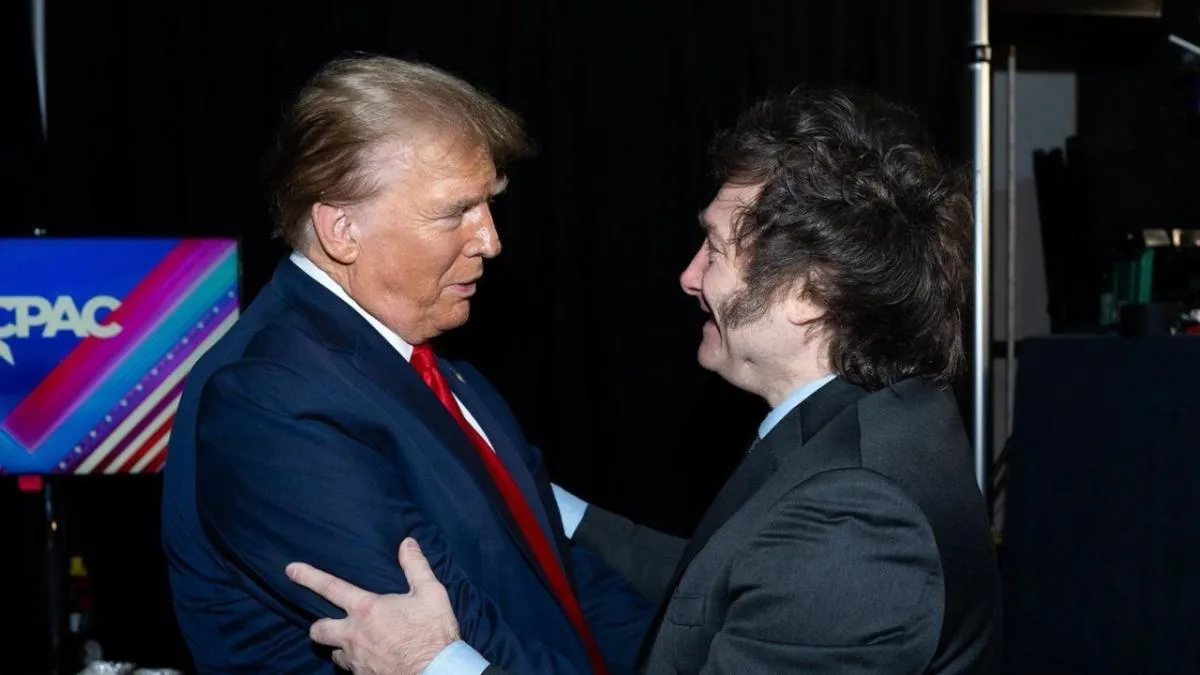 Donald Trump y Javier Milei