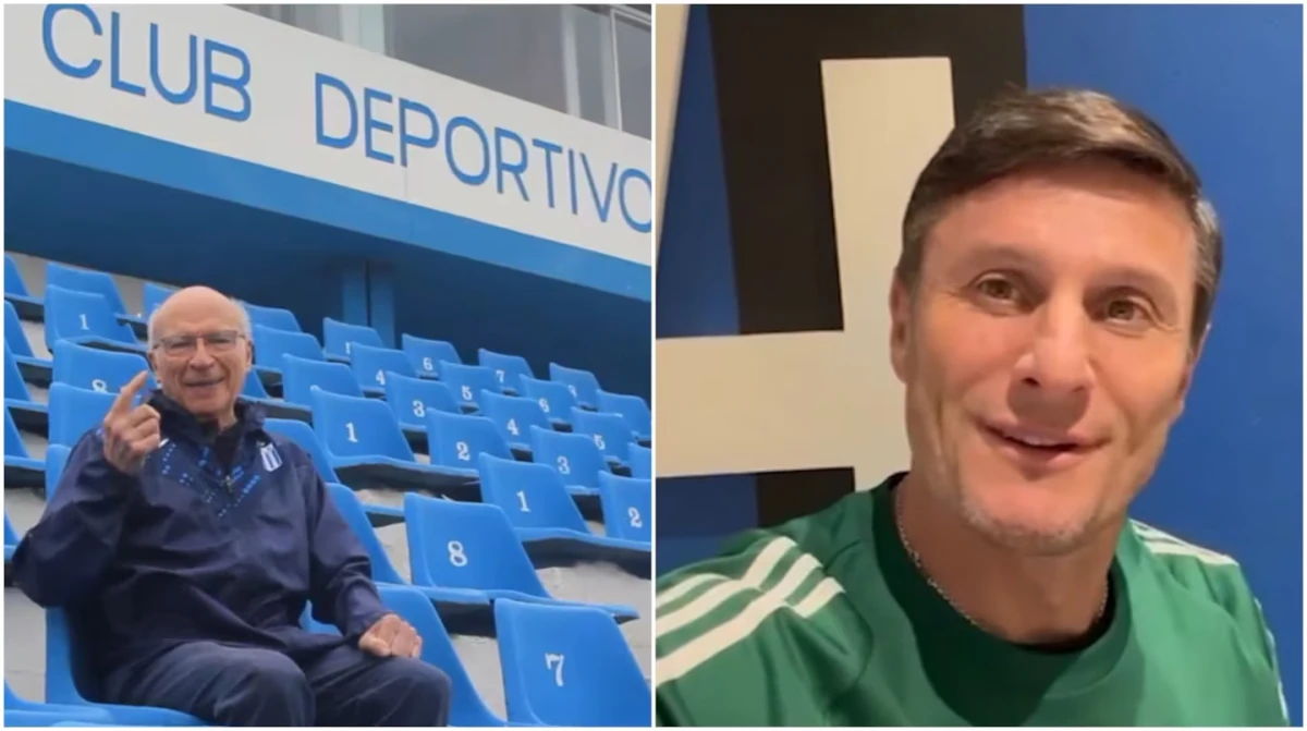 El rival de Boca por la Copa Argentina compartió un vídeo inesperado con la presencia de Javier Zanetti