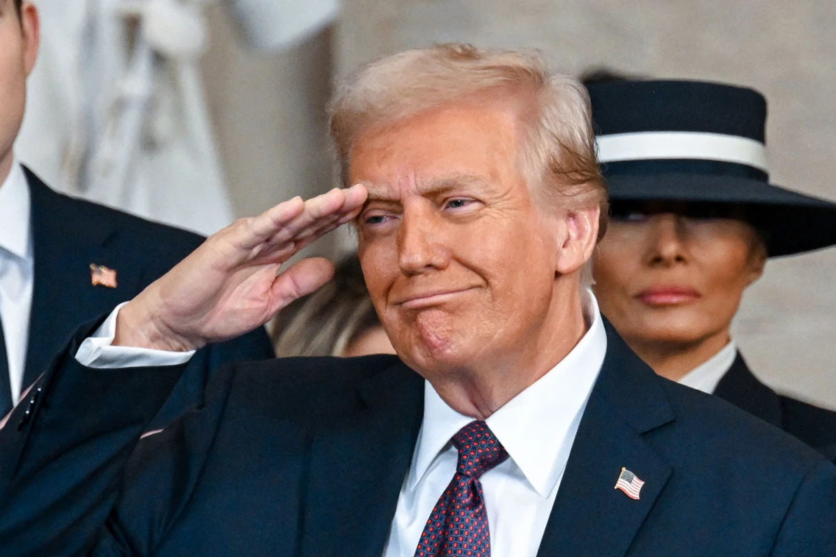 ASUNCIÓN. Donald Trump realizó su discurso en el interior del Capitolio. AFP