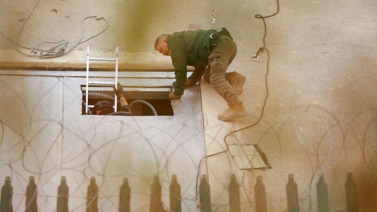 Los agentes estadounidenses encontraron el túnel, que se extiende 300 metros hasta Ciudad Juárez, en El Paso a principios de este mes. Foto: Reuters