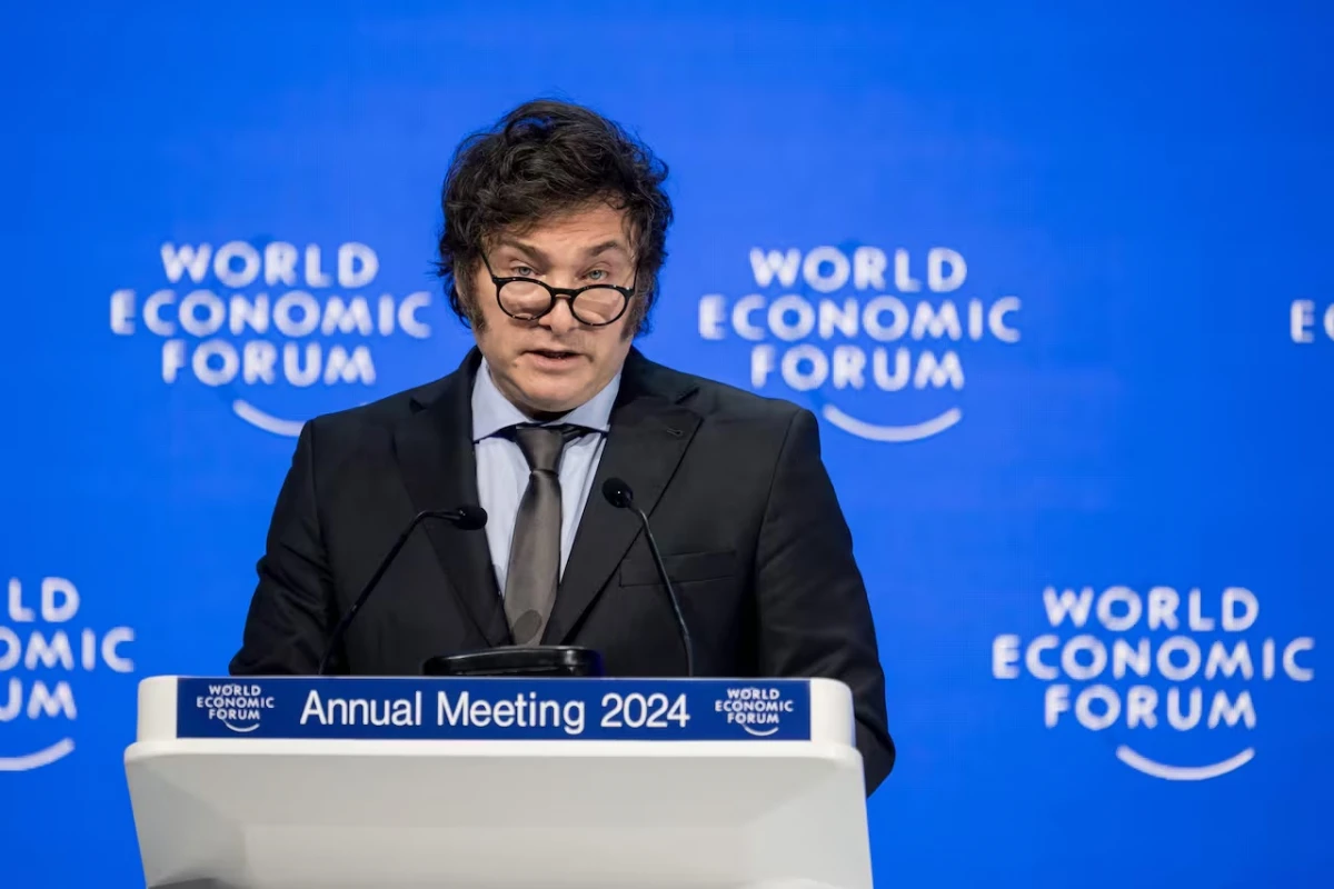 REPROCHE. Javier Milei calificó al wokeísmo como “socialismo cool” en el Foro de Davos