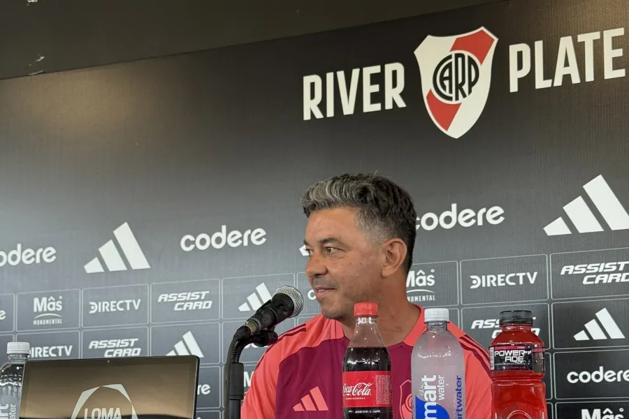 CONTUNDENTE. Marcelo Gallardo no se guardó nada en la conferencia de prensa.