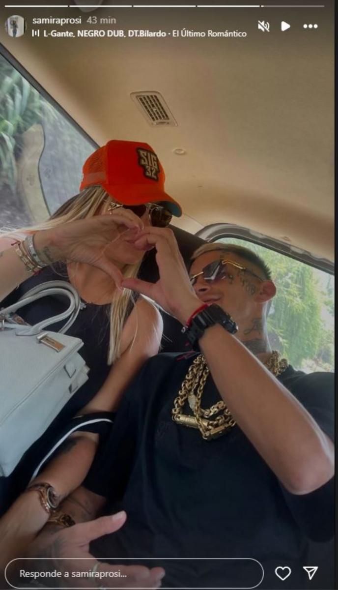 L-Gante y Wanda Nara se reconciliaron.