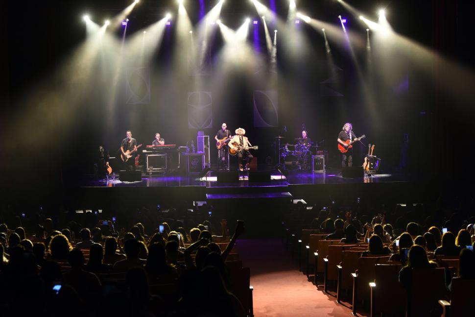 EN EL MERCEDES SOSA. Abel Pintos, durante su presentación en Tucumán en 2021.