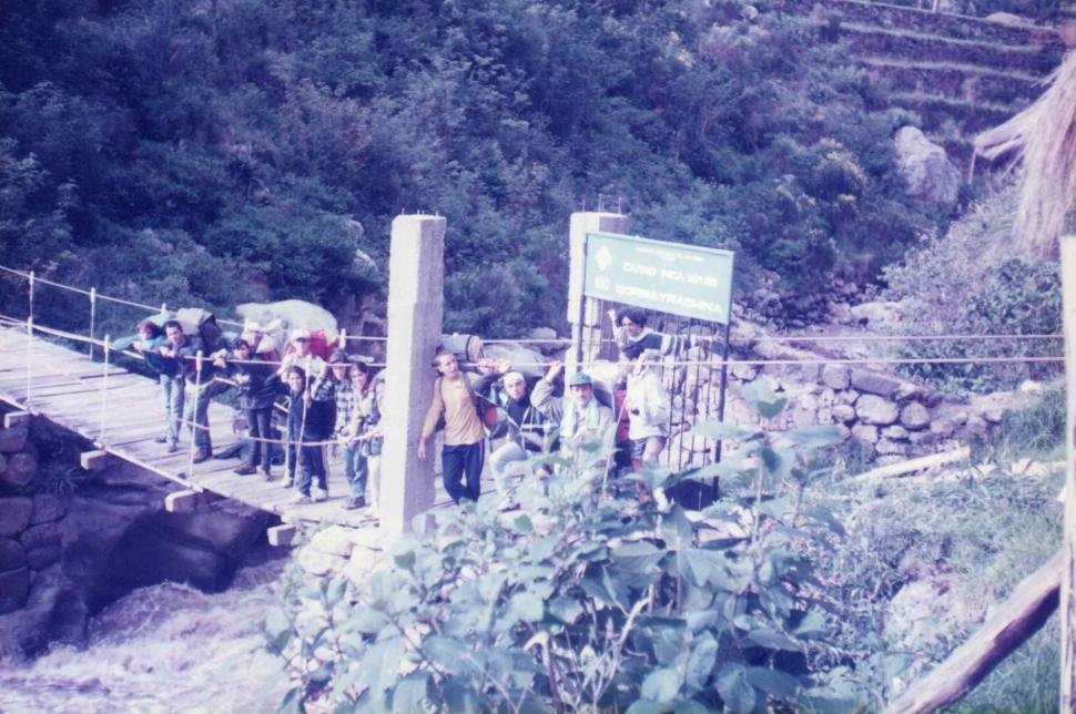 CAMINO A PERÚ. Bolivia fue uno de los puntos de paso programados en el itinerario hacia el Camino del Inca.