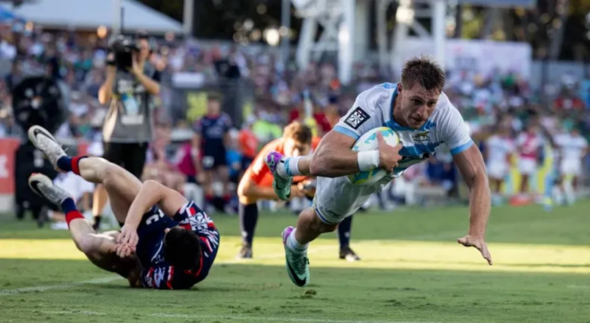 Los Pumas 7s eliminaron a Gran Bretaña del Seven de Perth