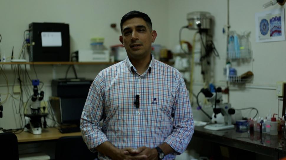 SEBASTIÁN BUEDO. Biólogo responsable del proyecto.