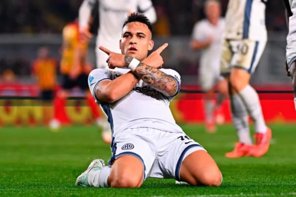 Bombazo al ángulo y asistencia deluxe: Lautaro Martínez, intratable en Inter