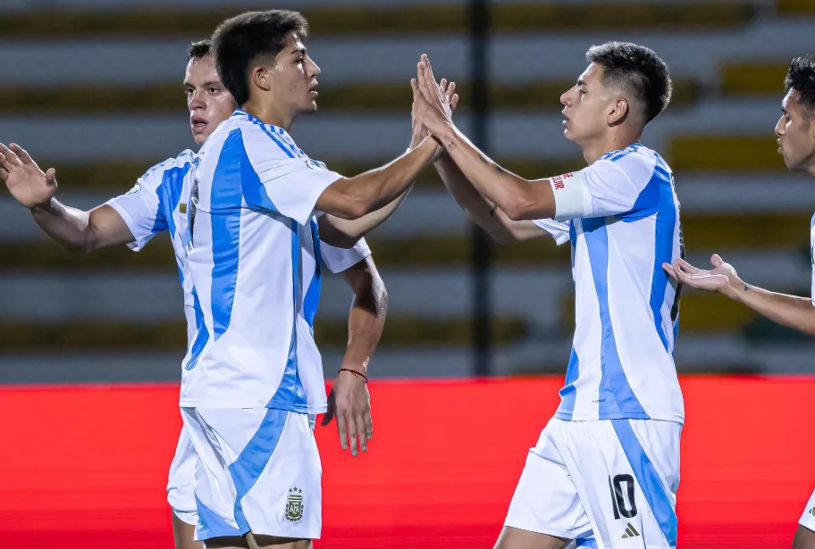 Argentina igualó 1-1 con Colombia en su segundo partido del Sudamericano Sub-20