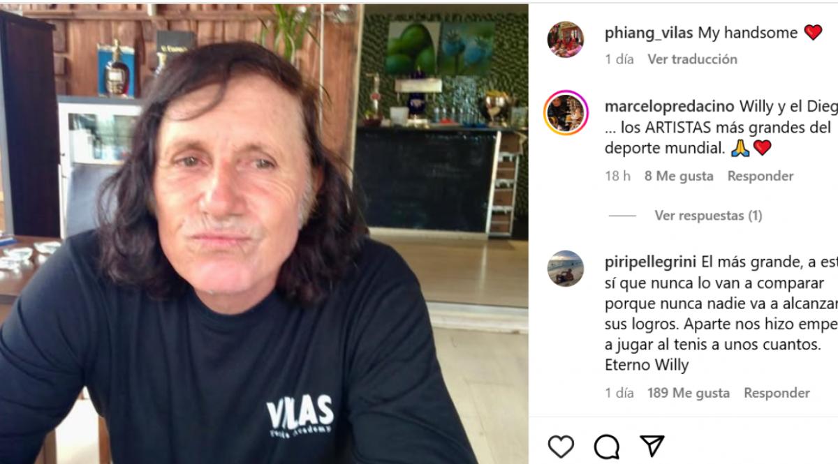 Así está Guillermo Vilas hoy, a los 72 años