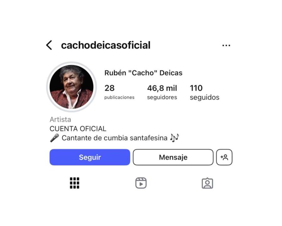 El cantante cambió su biografía en Instagram