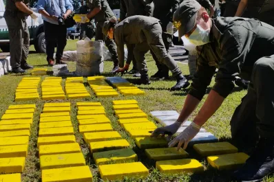 Golpe al narcotráfico: secuestraron más de 200 kilos de cocaína en la frontera con Bolivia