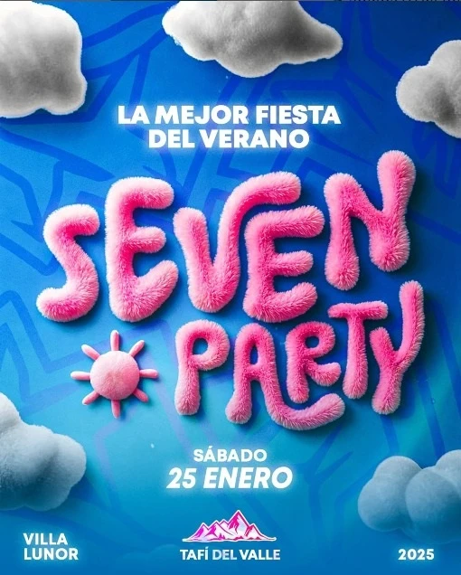 PROMOCIÓN. Los organizadores confirmaron por las redes sociales la realización de la “Seven Party” en octubre.