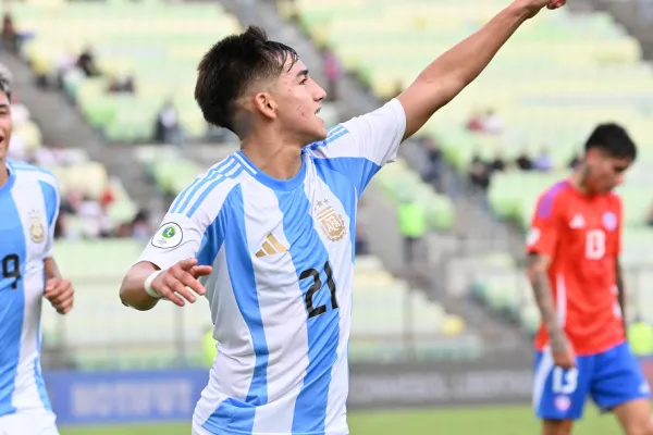 Argentina derrotó a Chile en el arranque del hexagonal final del Sudamericano Sub-20