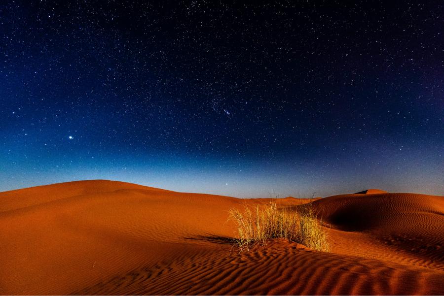 LA VISTA DESDE EL DESIERTO. Lahbab es otro de los espacios recomendados. / UNSPLASH