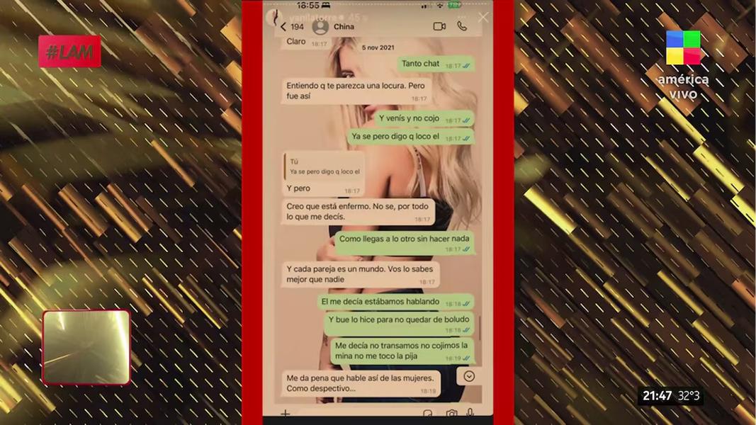 Los mensajes que intercambiaron Wanda Nara y la China Suárez-