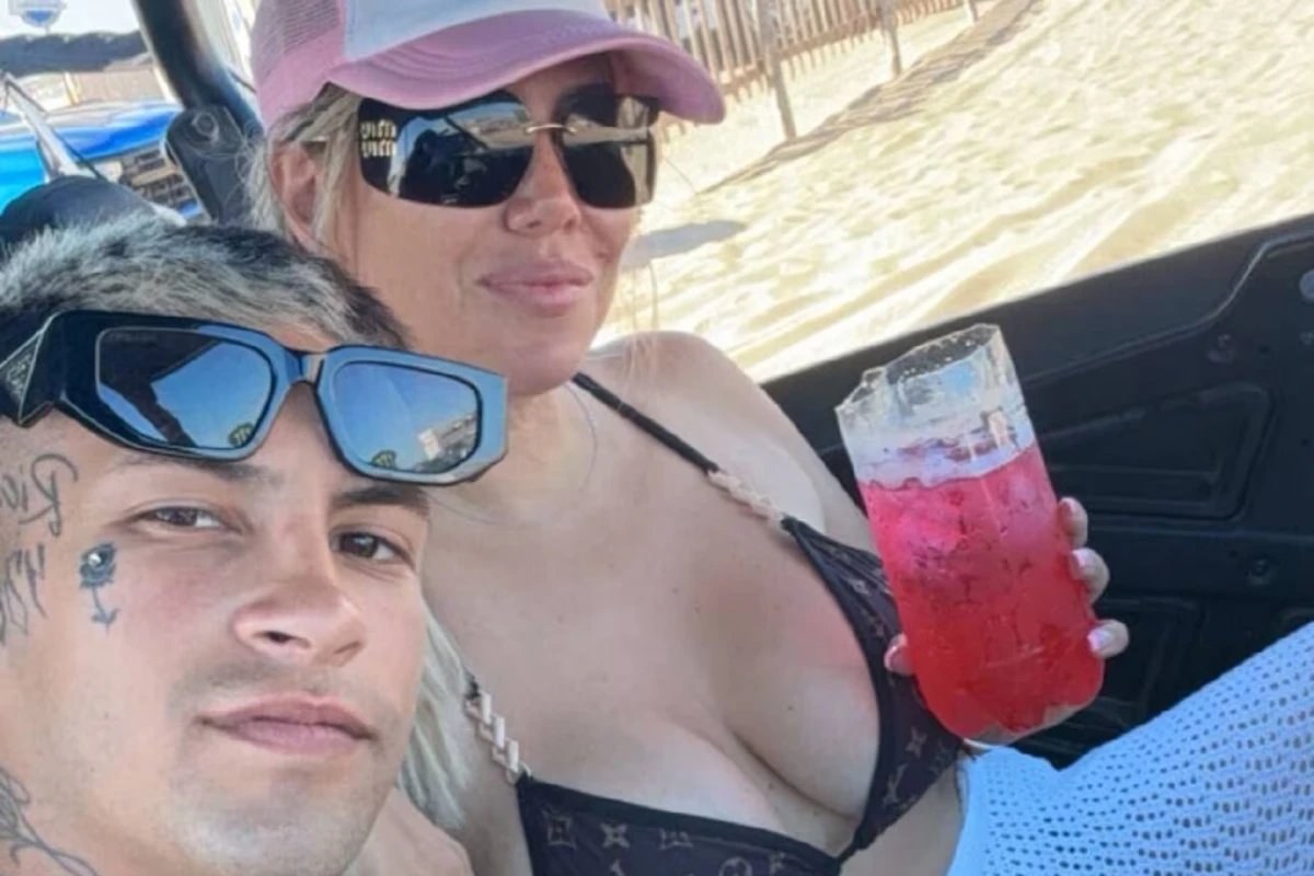 Las lujosas exigencias de Wanda Nara y L-Gante para ir a un parador en Pinamar