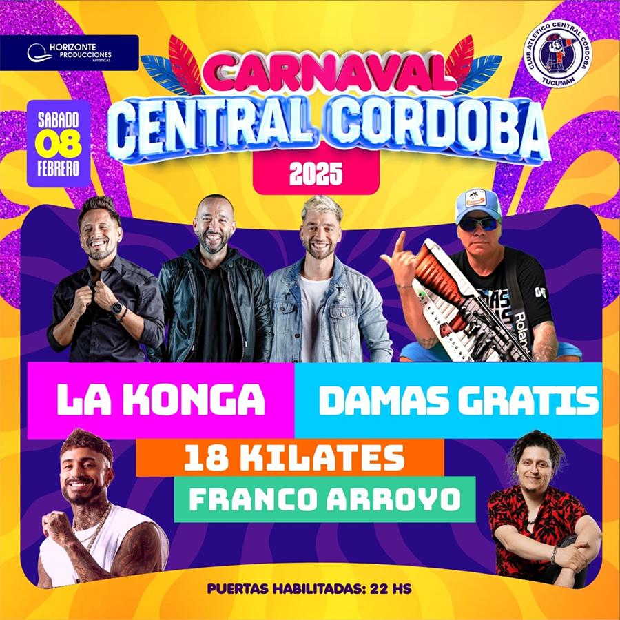 EL FLYER. Los boletos se pueden adquirir por medio de la plataforma oficial de Norteticket. / CLUB CENTRAL CÓRDOBA