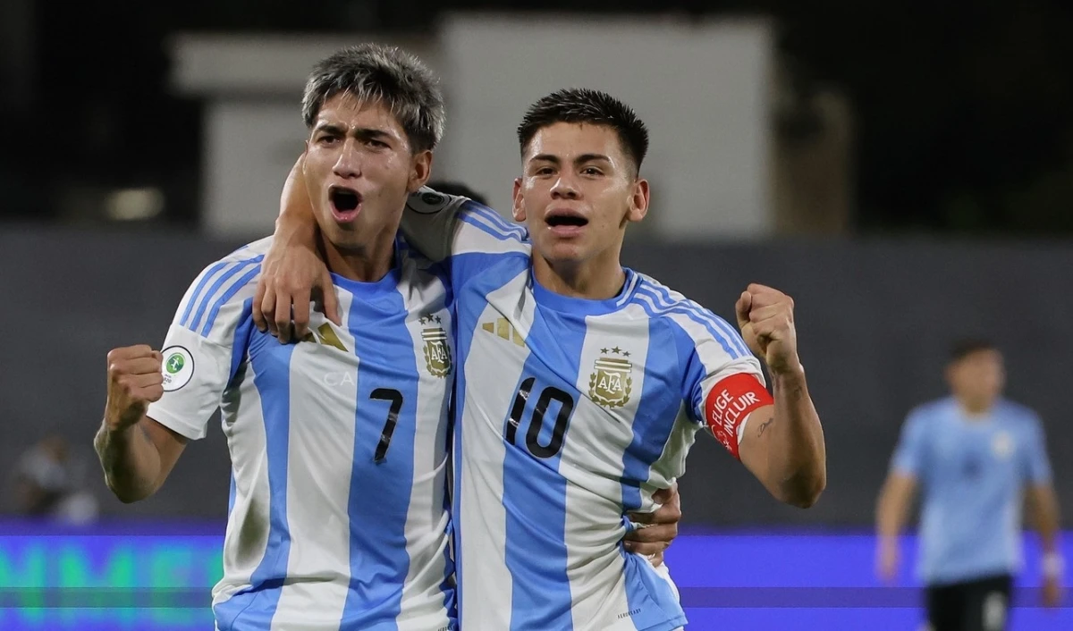 La Selección Sub-20 derrotó 4-3 a Uruguay y quedó un paso más cerca del Mundial