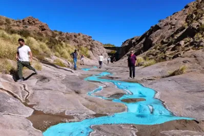 Dónde se ubica río Aguada del Cobre, uno de los tesoros naturales del Norte argentino