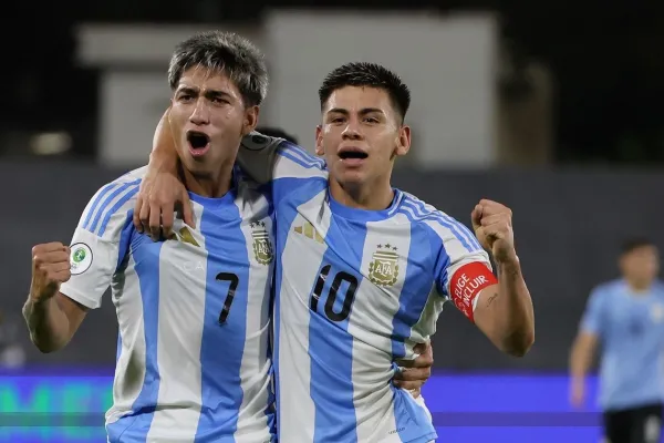 La Selección Sub-20 derrotó 4-3 a Uruguay y quedó un paso más cerca del Mundial