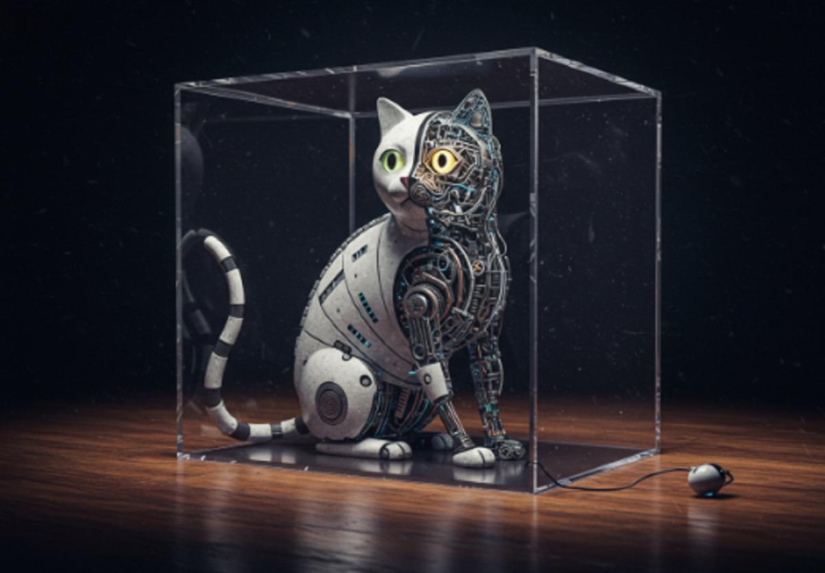 ImageFX: El Gato de Schrödinger versión EHA 