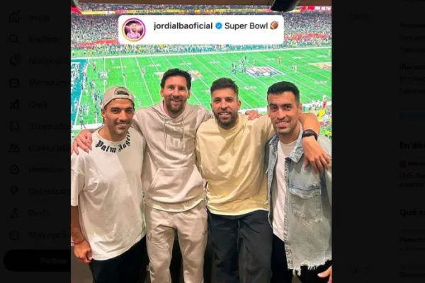 El mejor del mundo está en el Super Bowl en Nueva Orleans muy bien acompañado