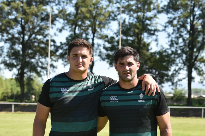 EXPECTATIVAS. Joaquín y Santiago tienen el objetivo de sumar experiencia en el rugby de primer nivel.