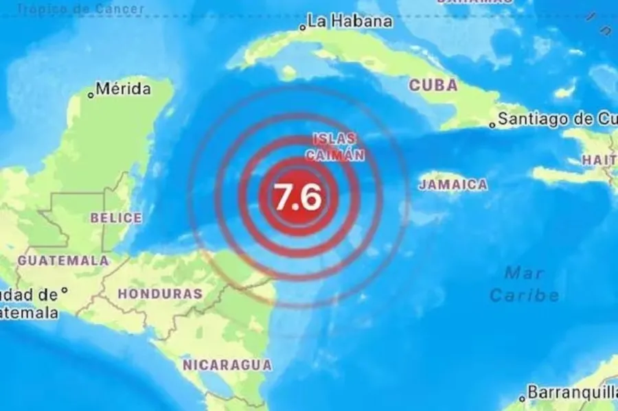 Fuerte terremoto en el Caribe provoca alerta de tsunami