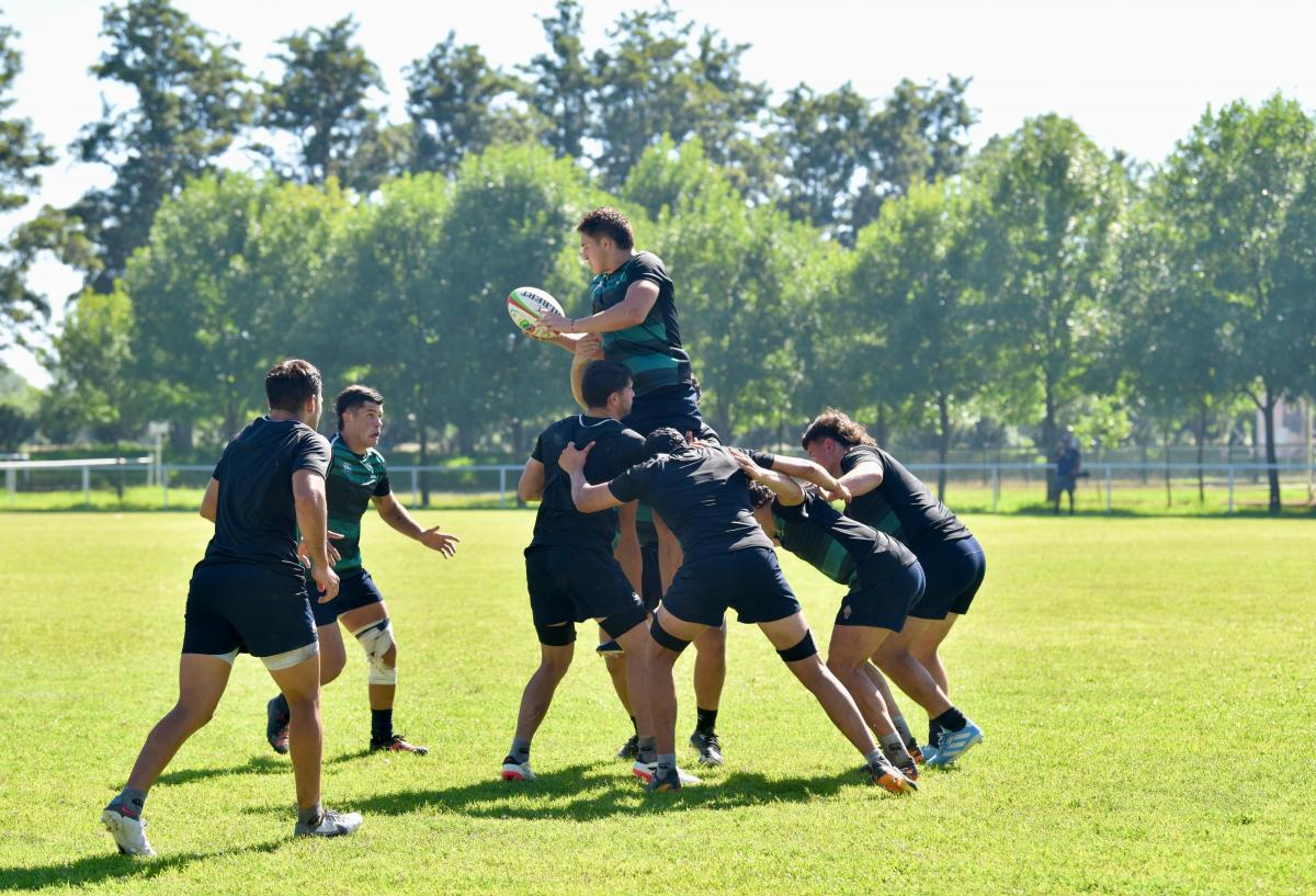 ENTRENAMIENTO. Joaquín ensaya un line, durante una práctica de Tarucas.