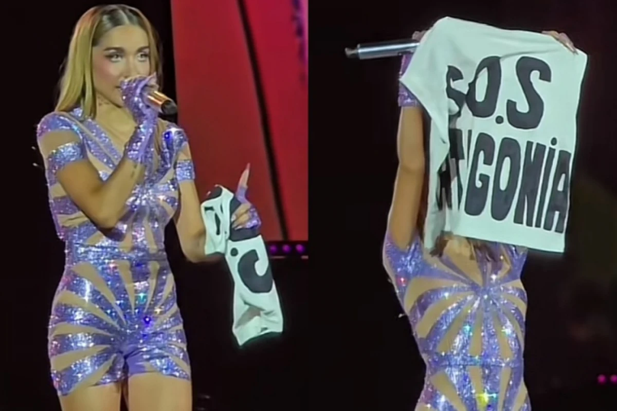 María Becerra instó a sus seguidores a colaborar frente a los incendios en la Patagonia.