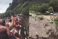 Crecida repentina del Río Grande: evacuaron a tiempo y evitaron una tragedia