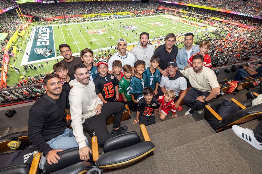 Lionel Messi disfrutó de la final junto a sus hijos y varios compañeros del Inter Miami.