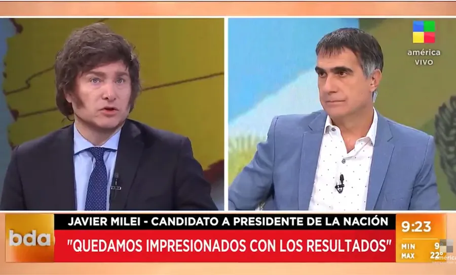 La entrevista que Antonio Laje le realizó a Javier Milei.