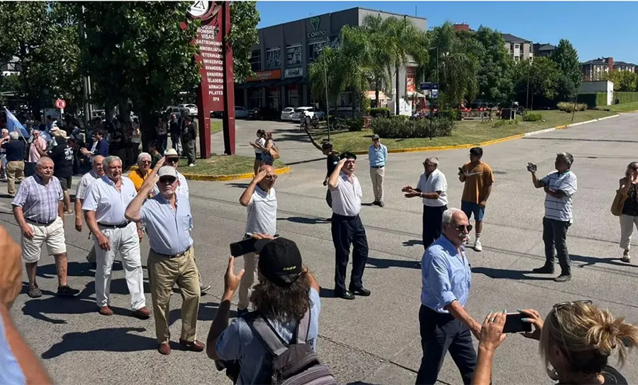 Imagen del acto realizado en Yerba Buena.