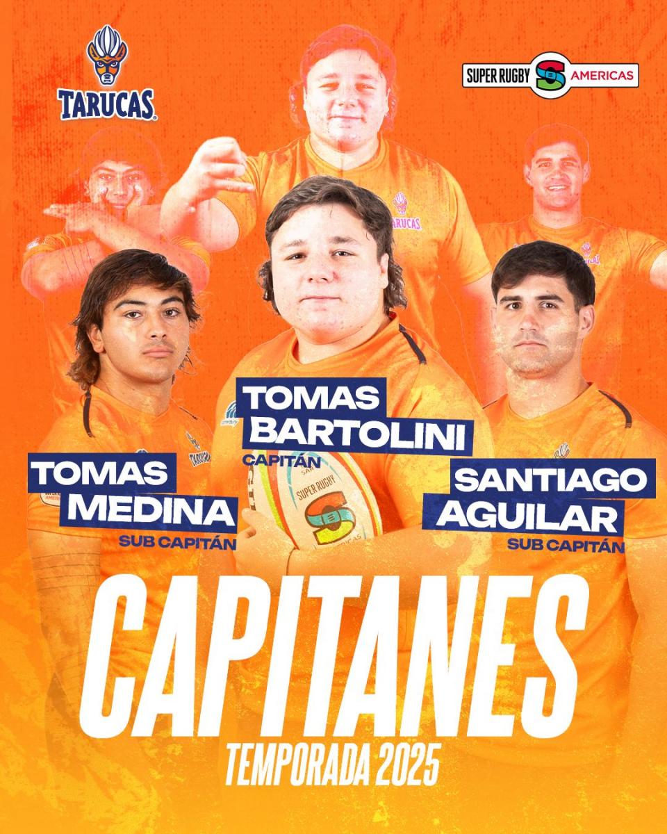 Tarucas ya definió a sus capitanes para el Súper Rugby Américas: ¿quiénes serán?