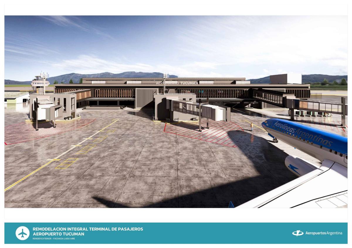 Un proyecto clave para Tucumán: así quedará el Aeropuerto Benjamín Matienzo tras las reformas