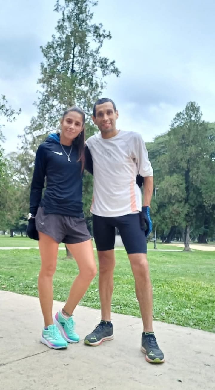 Correr juntos:el amor y el deporte en la vida de Lucas y Fabiana