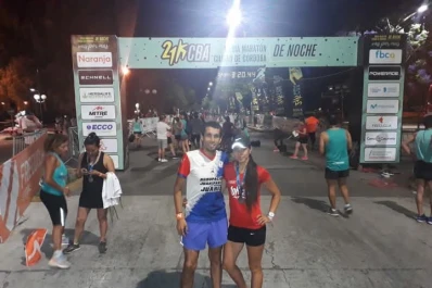 Correr juntos:el amor y el deporte en la vida de Lucas y Fabiana