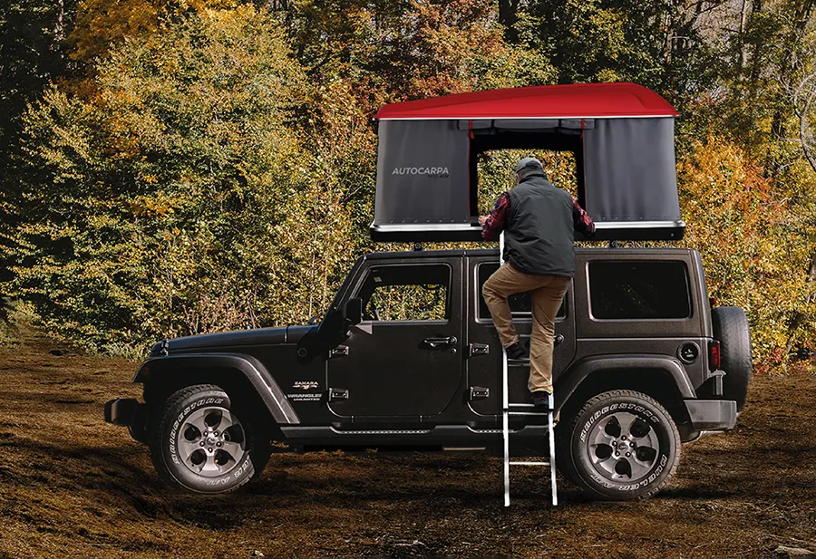 PROYECTO SELECCIONADO. Alto Estudio, firma creadora de este modelo de carpa para autos, fue uno de los beneficiarios del Creative Bootcamp./ALTO ESTUDIO