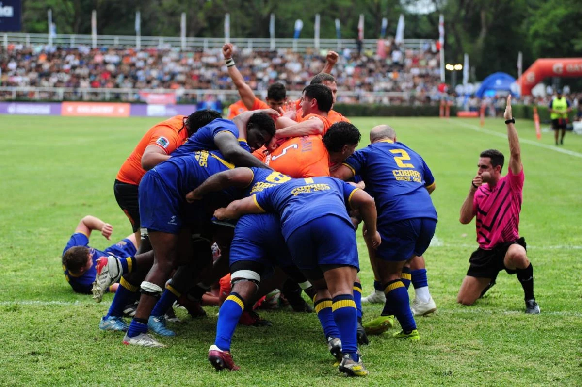 Final del primer tiempo: Tarucas 31-Cobras 6