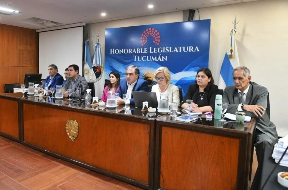 JURADO. Alfaro, Cobos, Leal, Rodríguez Campos, Morof, Peyracchia, Lazarte y Olea integran el Jury.  Prensa Legislatura